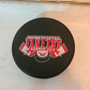 Washington Capitals Fan Fest 2010 Souvenir Puck